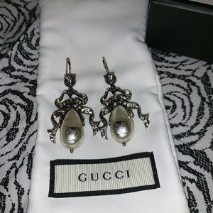 FINAL PRICE 🕑❗️Gucci mystic cat pearl earrings